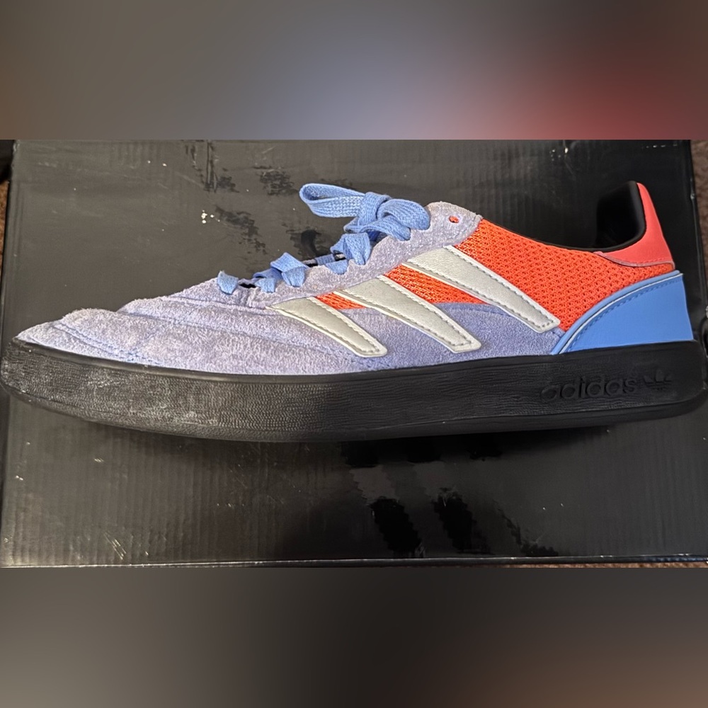 Adidas Blue and Red Sneakers Modern Sporty Design